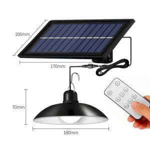 Solar Pendant Outdoor/Indoor Remote Control Bulb
