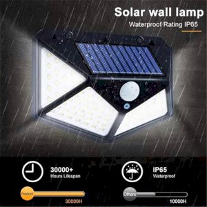 100 LED Solar Sensor Motion Light