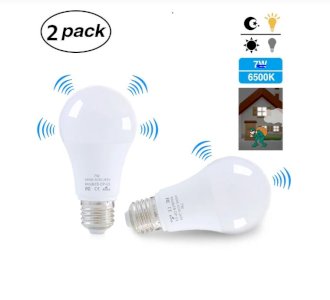 12w Motion Sensor Energy Saving Bulb 1 pcs