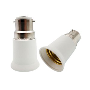 B22 to E27 Converter Pin to Screw Converter Bulb Holder